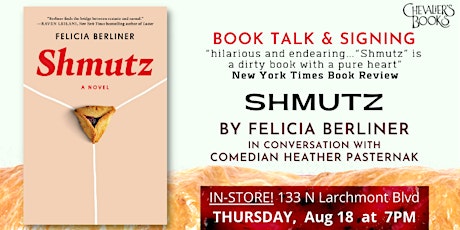 Book Talk! SHMUTZ by Felicia Berliner