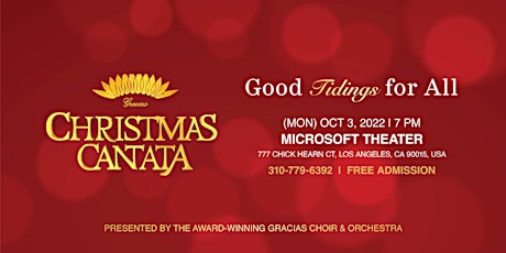 2022 Christmas Cantata Los Angeles