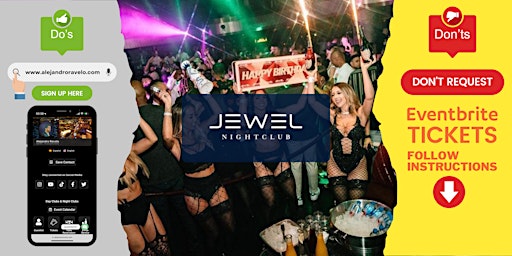 ✅ Jewel NightClub - Free/Reduced Access - Every Monday (Only Guestlist)