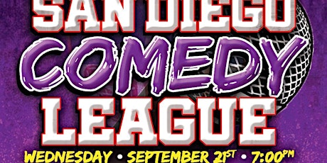 San Diego Comedy League Show at Mic Drop Comedy Club, Thu Sep 22nd
