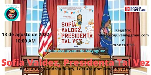 Lectura del Libro: Sofia Valdez, Presidenta Talvez