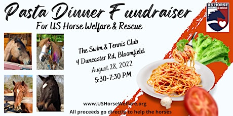 Pasta Dinner Fundraiser for US Horse Welfare & Rescue