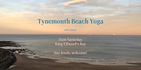 Tynemouth Beach Yoga Sat 13th