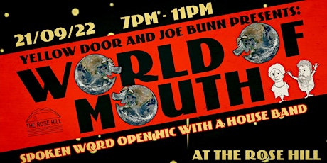 World of Mouth: Spoken Word open mic with a House Band