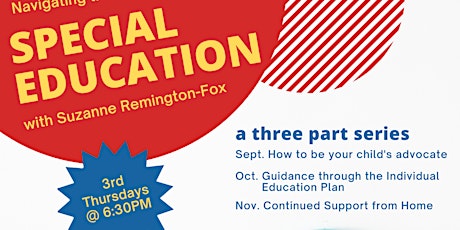 Navigating the World of Special Education with Suzanne Remington-Fox, MS ED