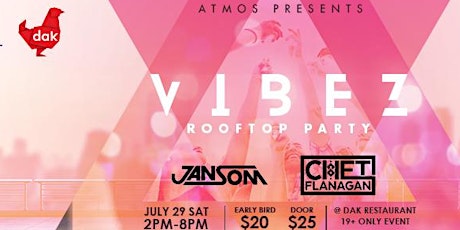 Primaire afbeelding van :: VIBEZ - Rooftop Party ::