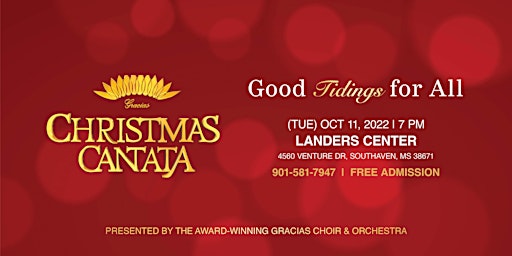 2022 Christmas Cantata - Memphis, TN / Landers Center