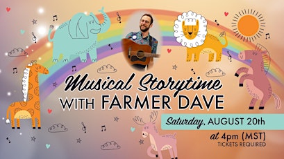 Summer Concert Series with Farmer Dave: August 20