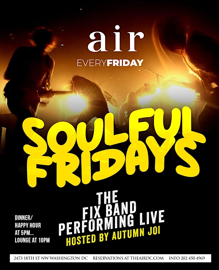 Soulful Fridays Happy Hour | Hosted by Autumn Joi | The Fix Band Live image