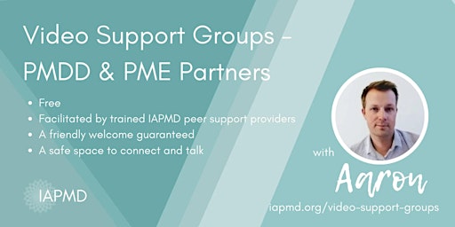 Image principale de IAPMD Peer Support For Partners (PMDD/PME) - Aaron's Group