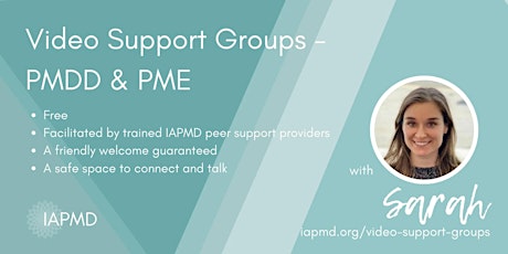 IAPMD Peer Support For PMDD/PME - Sarah's Group