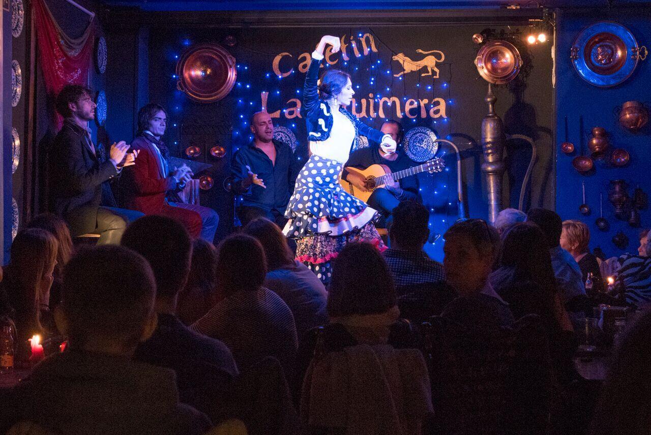 FLAMENCO SHOW IN A TABLAO OF MADRID