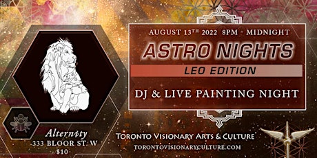 AstroNights in Leo: Live Art, DJ & Dance Night