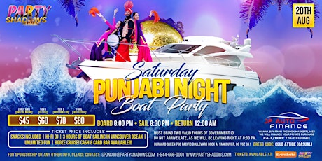 Punjabi Night Boat Party | Party Shadows