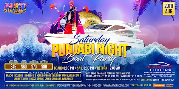 Punjabi Night Boat Party | Party Shadows