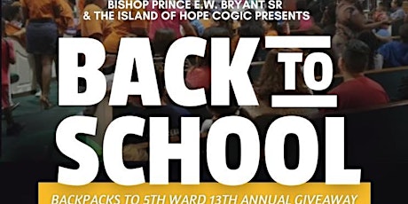 13th Annual Backpacks to 5th Ward