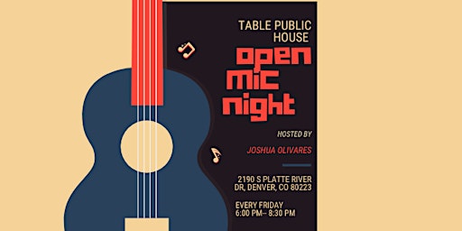 Table Public House Open Mic primary image
