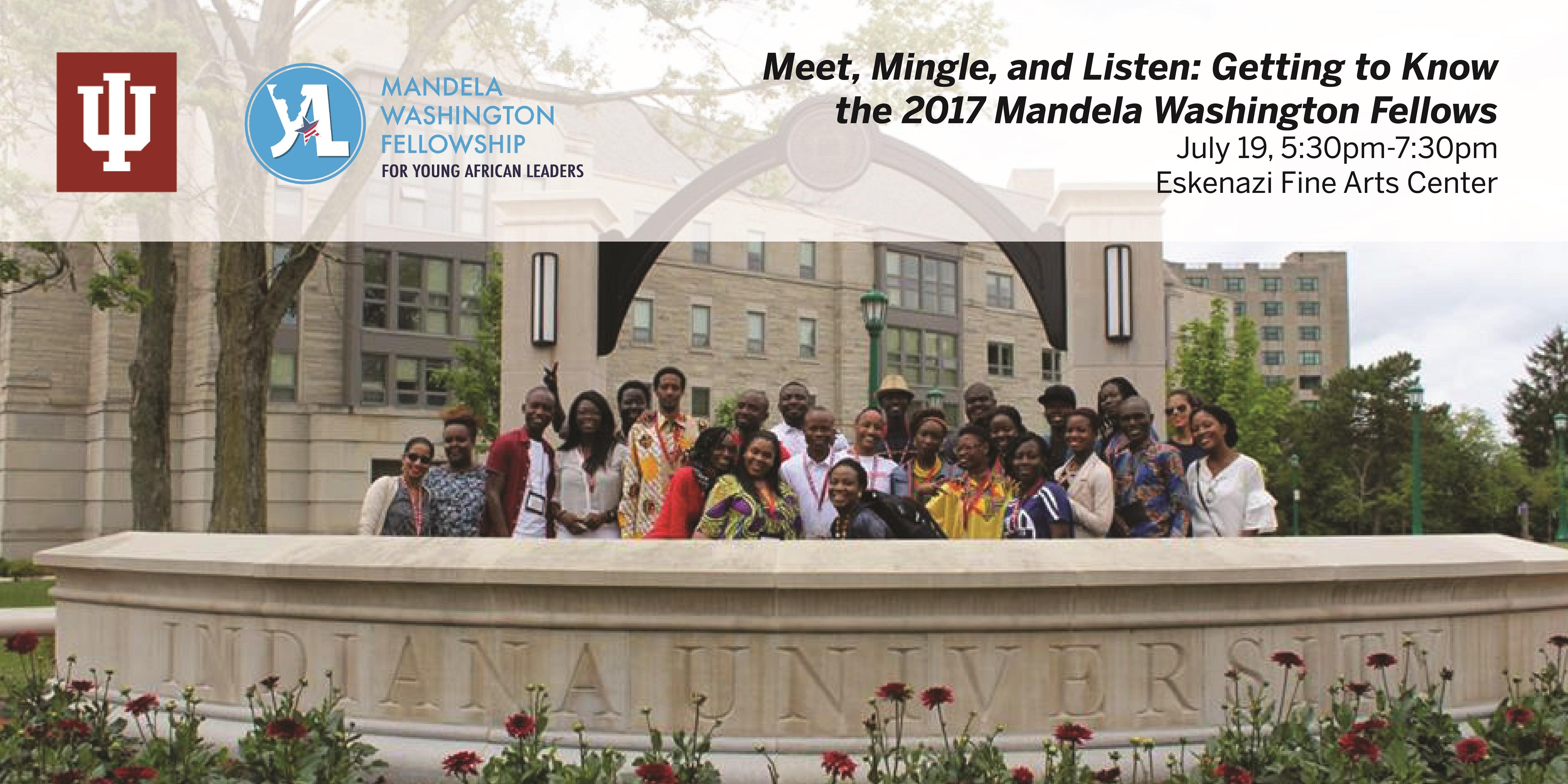 Meet, Mingle, and Listen: Getting to Know the 2017 Mandela Washington Fellows