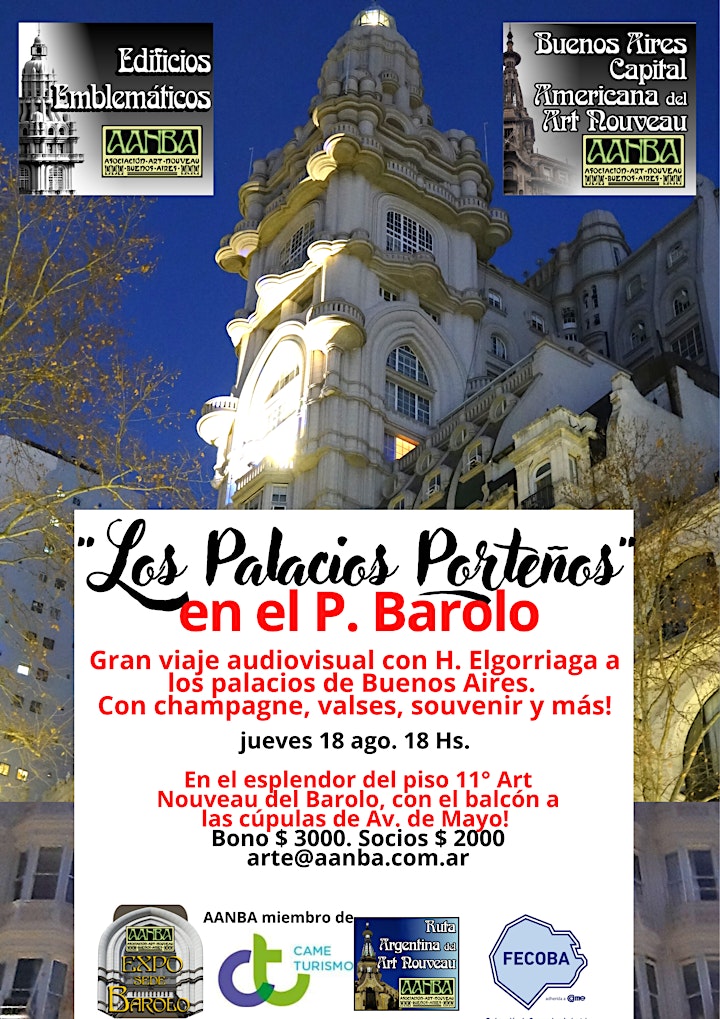 Imagen de Experiencia "Palacios Porteños"  en el P. BAROLO con Champagne, valses y...