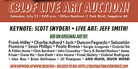 CBLDF Comic-Con Art Auction, Presented by IDW, Splash Page Comic Art & San Diego Comic Art Gallery primary image