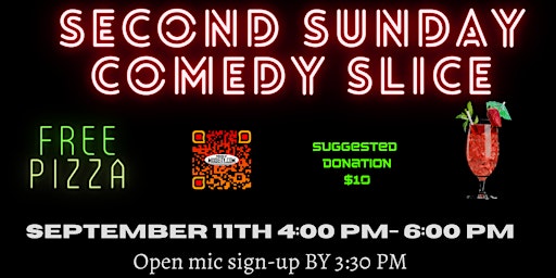 Second Sunday Comedy Slice Monthly Show primary image