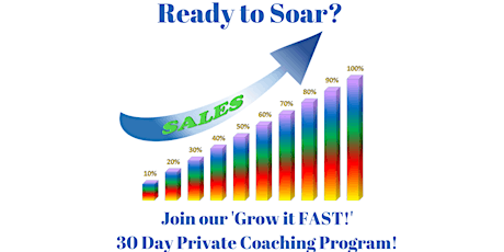 Grow it FAST! 30 day Small Business Private Coaching Program primary image