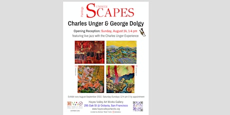 Art Reception: "SCAPES: Charles Unger & George Dolgy"   with LIVE JAZZ