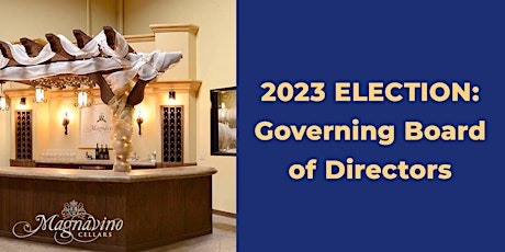 2023 ELECTION: Governing Board of Directors primary image