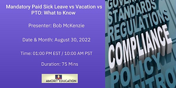 Mandatory Paid Sick Leave vs Vacation vs PTO: What to Know