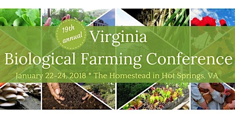 2018 Virginia Biological Farming Conference Sponsor/Exhibitor Registration primary image