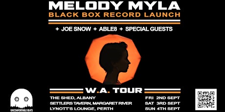 Melody Myla x Joe Snow x Able8 - BLACK BOX TOUR (Hip-Hop / Beats / Bass)
