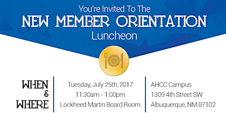 July AHCC "New Member" Orientation Luncheon primary image