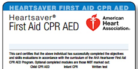 CPR and First Aid Certification primary image