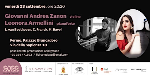 Giovanni Andrea Zanon e Leonora Armellini in concerto