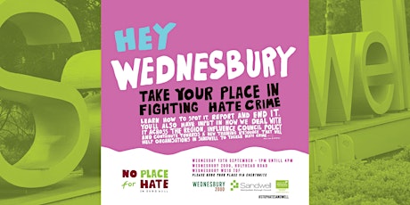 End hate crime in Wednesbury - No Place for Hate in Sandwell workshop