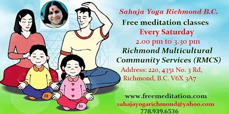 Free Sahaja Yoga Meditation Classes in Richmond B.C. primary image