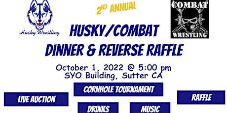 Husky/Combat Wrestling Fundraising Dinner and Events