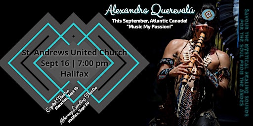 Alexandro Querevalú - Atlantic Canada Tour 2022