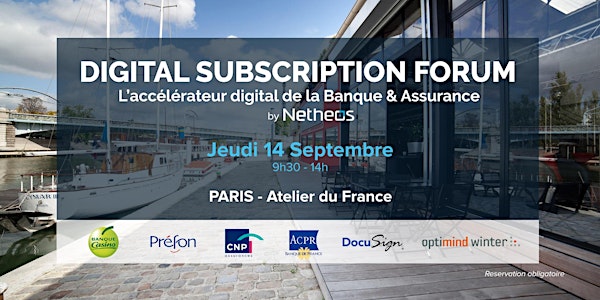 DIGITAL SUBSCRIPTION FORUM | Accélérateur digital Banque & Assurance