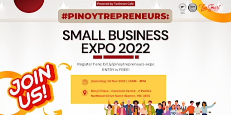 #Pinoytrepreneurs: Small Business Expo 2022 [For Attendees Only]