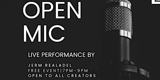 Jerm Realadel live & friends free open mic