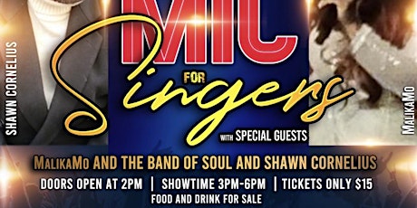 Soul Band Performance and Open Mic for Singers