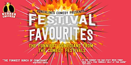 Stand-up Comedy: Festival Favourites – Thursday 8 September – 7.30pm