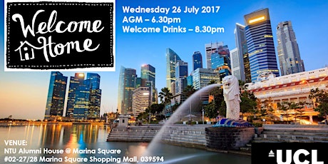 UCL Alumni Singapore - AGM and Welcome Home drinks primary image