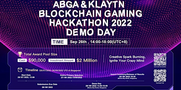 ABGA&Klaytn BLOCKCHAIN GAMING HACKATHON 2022 DEMO DAY