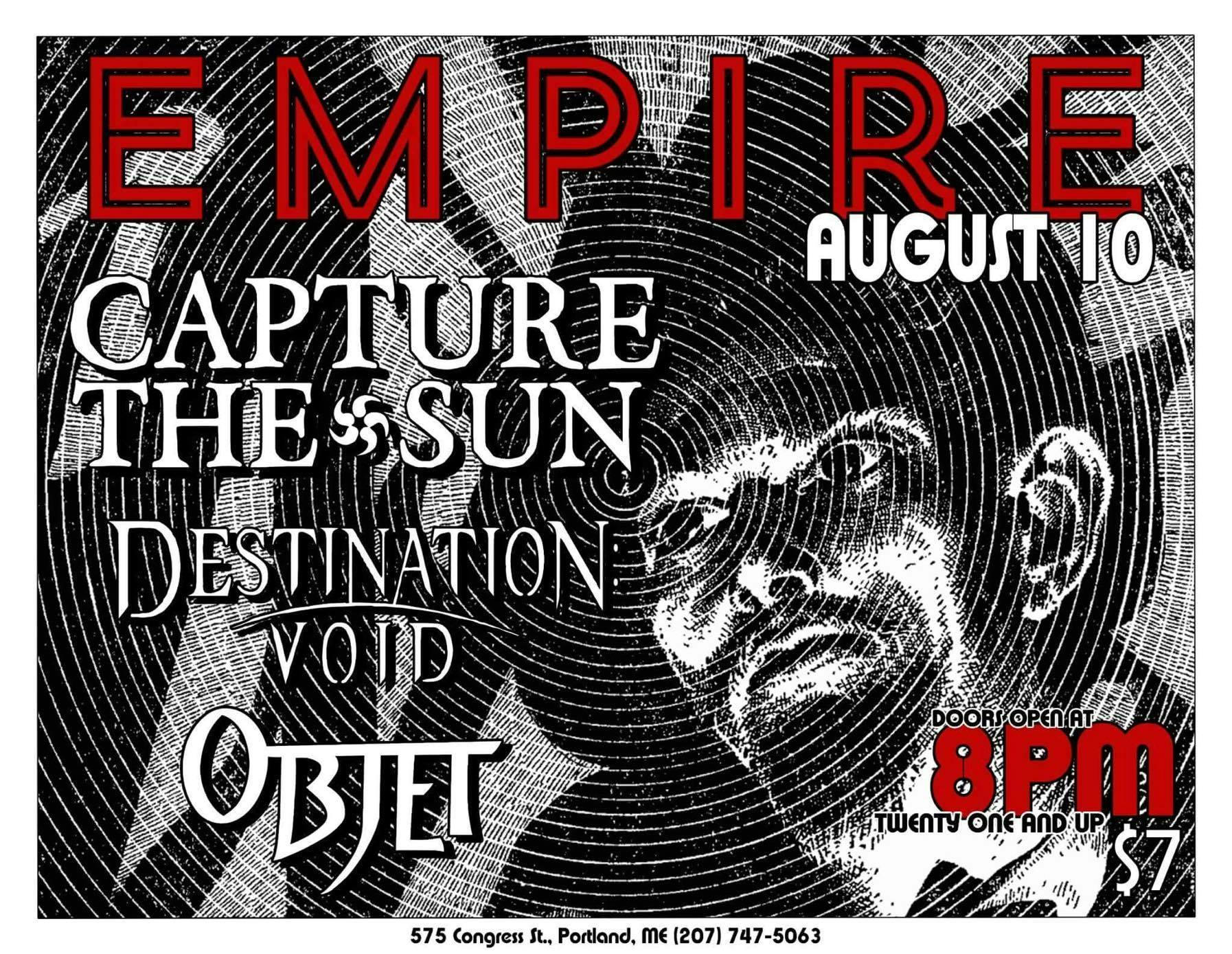 Capture the Sun w/ Destination: Void & Objet