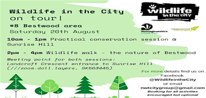 Wildlife in the City on tour #8: Practical conservation at Sunrise Hill