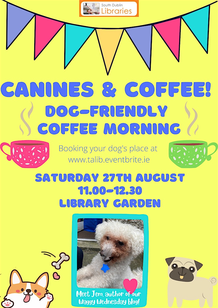 Canines & Coffee. Dog-friendly coffee morning at County Library, Tallaght. image