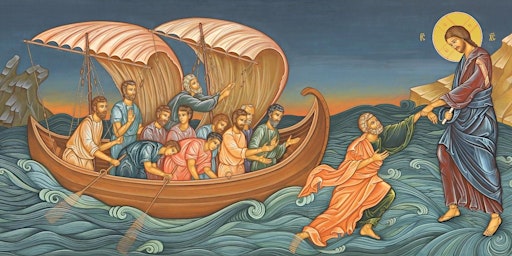 Sfânta Liturghie - Umblarea pe mare  - Potolirea furtunii