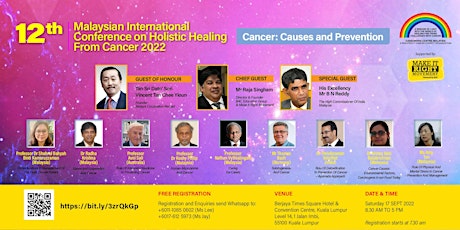 12th Malaysian International Conference on Holistic Healing from Cancer